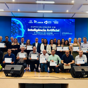 SindGESTOR e UFG encerram primeira e iniciam segunda turma da Especializa��o em Intelig�ncia Artificial exclusiva para gestores governamentais